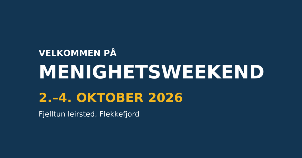 Menighets-weekend
