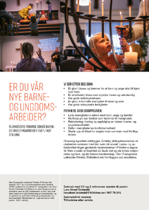 Er du vår nye barne- og ungdomsarbeider?