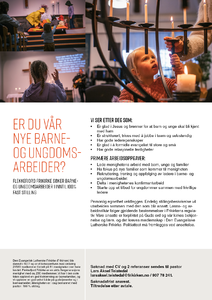 Er du vår nye barne- og ungdomsarbeider?