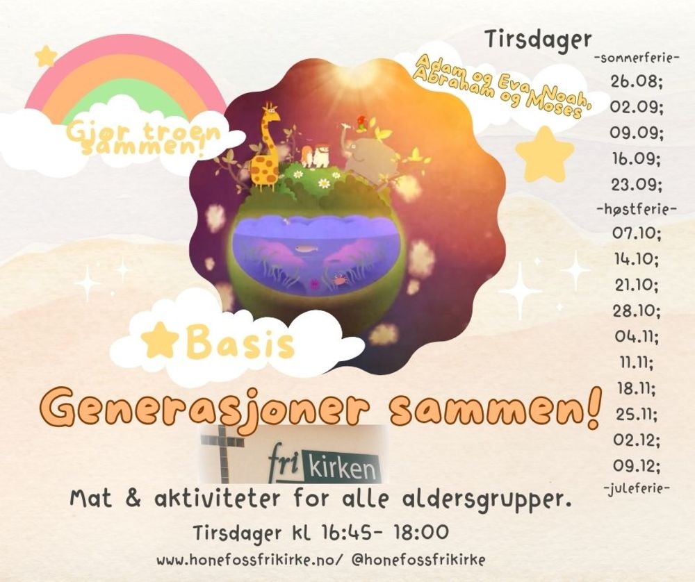 Generasjoner sammen i Frikirken!