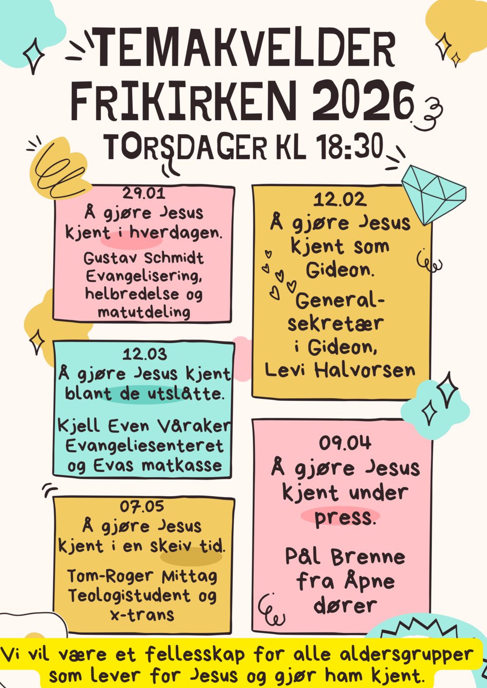 Velkommen til kirken vår