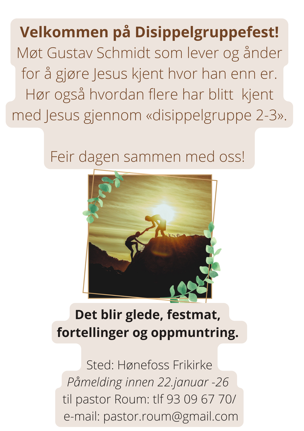 Velkommen til kirken vår