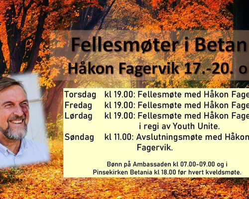 Fellesmøter i Betania