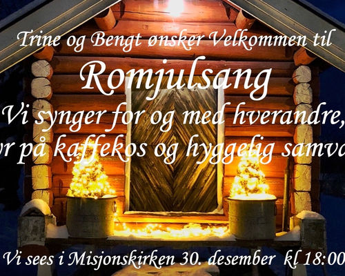 Romjulsang 30. desember 2022 kl. 18.00