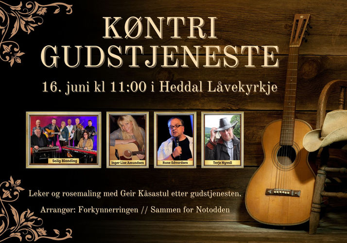 Køntrigudstjeneste i Heddal Låvekyrkje