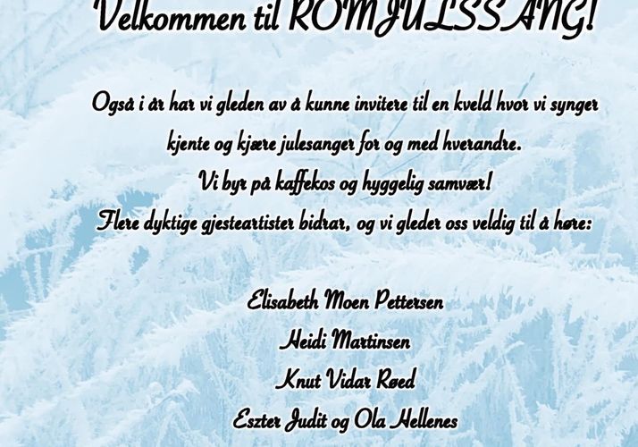 Romjulssang i Misjonskirken