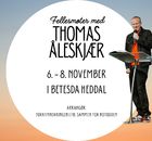 Fellesmøter 2025. Hovedtaler er Thomas Åleskjær.