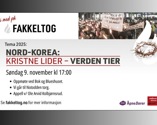 Fakkeltog for forfulgte kristne