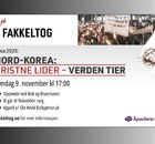 Fakkeltog for forfulgte kristne