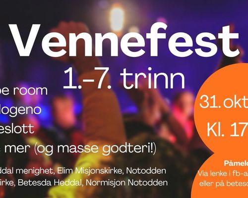 Vennefest for barn 1. - 7. trinn