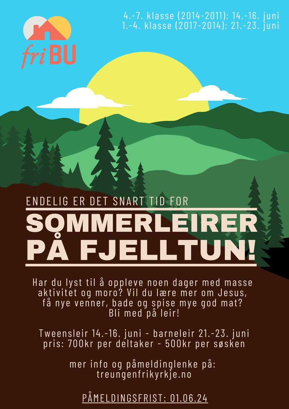 Sommerleirer på Fjelltun