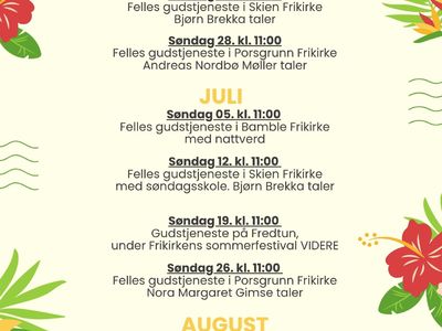 Sommerprogram