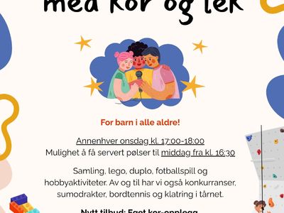 Superonsdag med kor og lek
