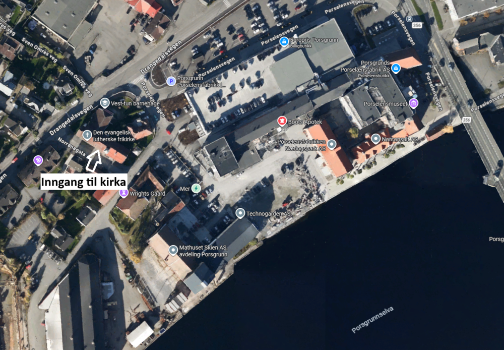 Informasjon om parkeringsmuligheter