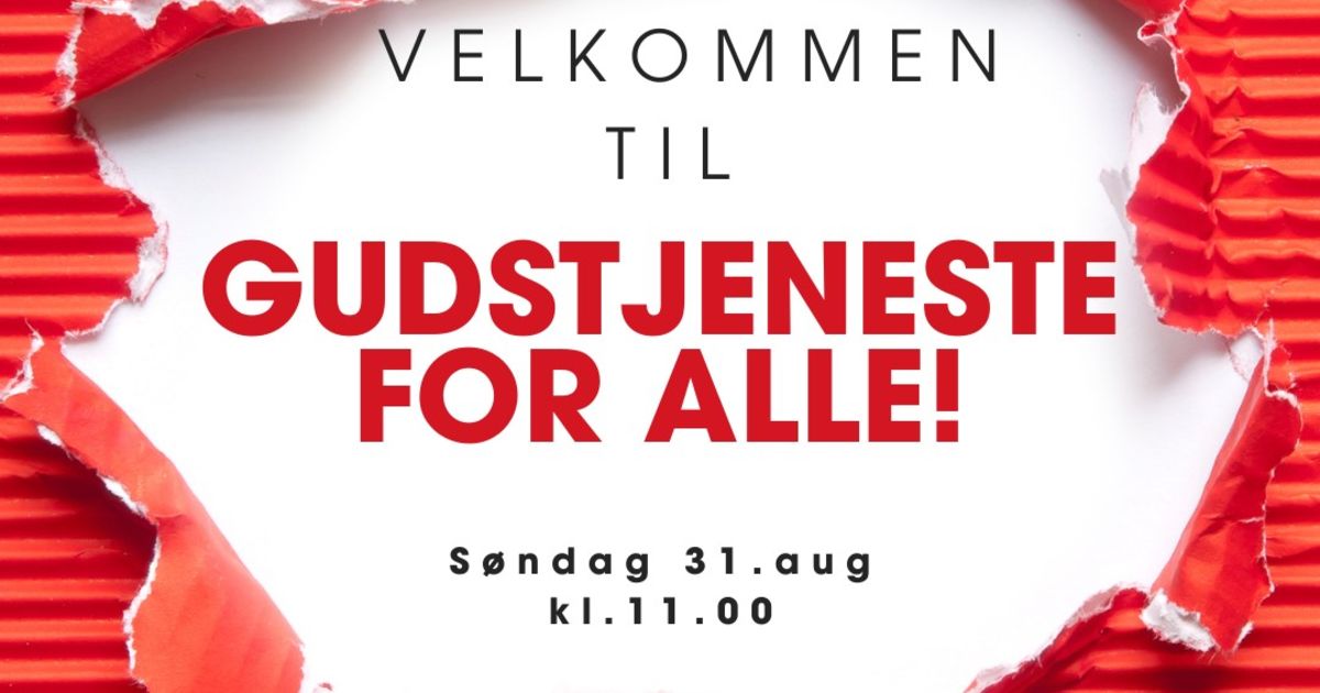 Gudstjeneste for alle!