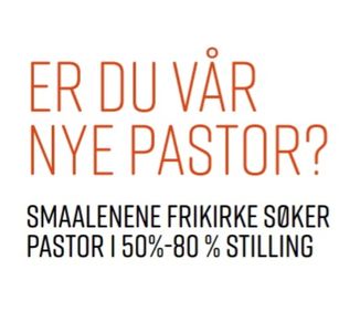 Er du vår nye pastor?