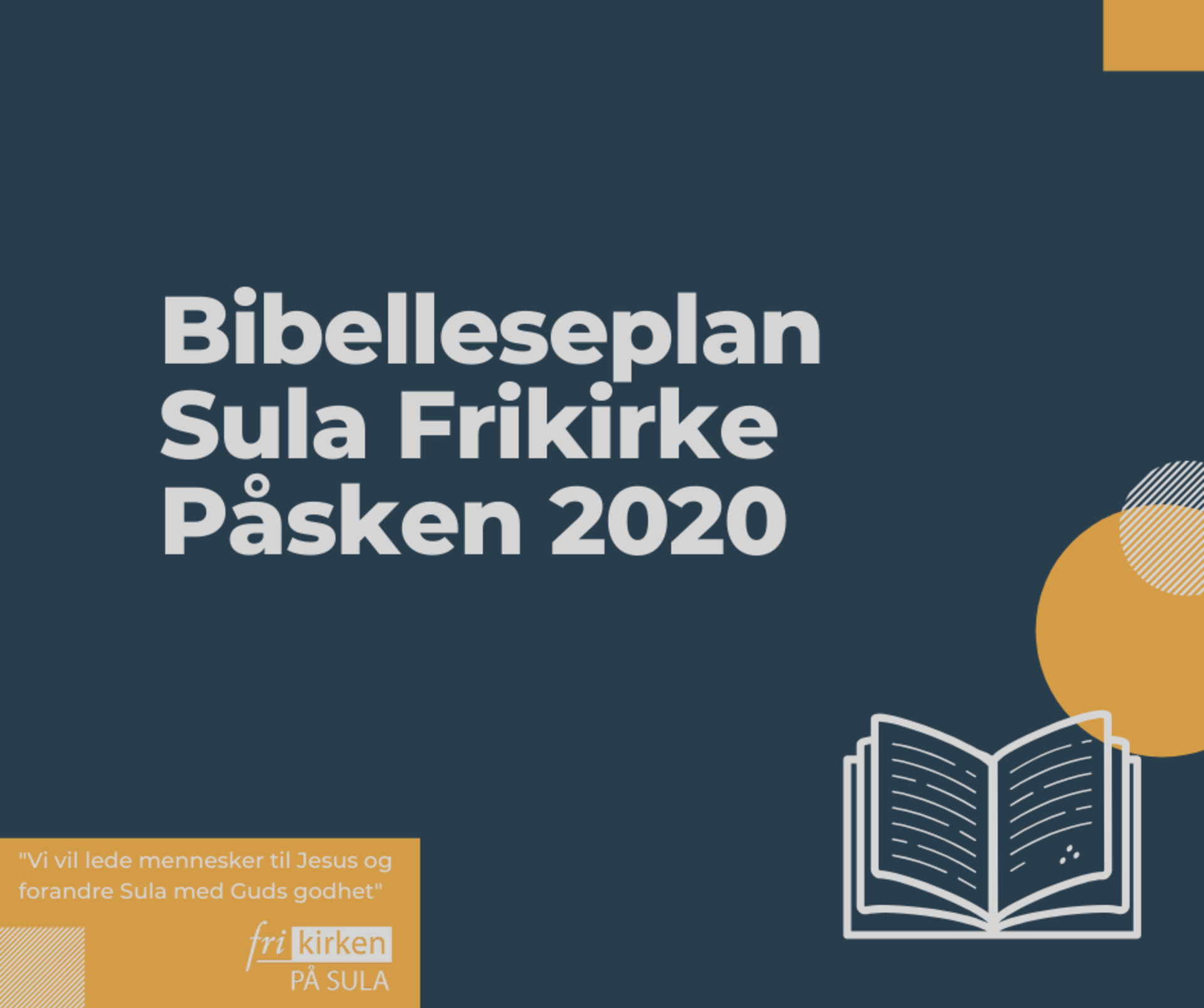 Bibelleseplan for påsken 2020