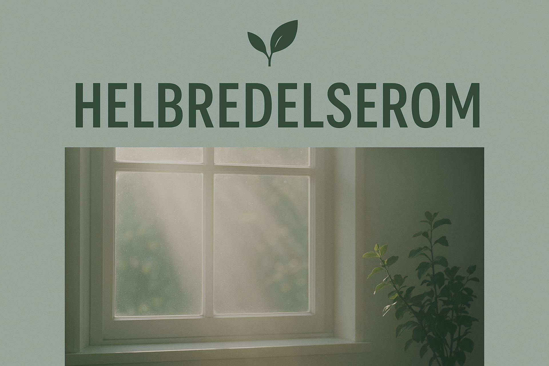 Velkommen til Helbredelsesrom