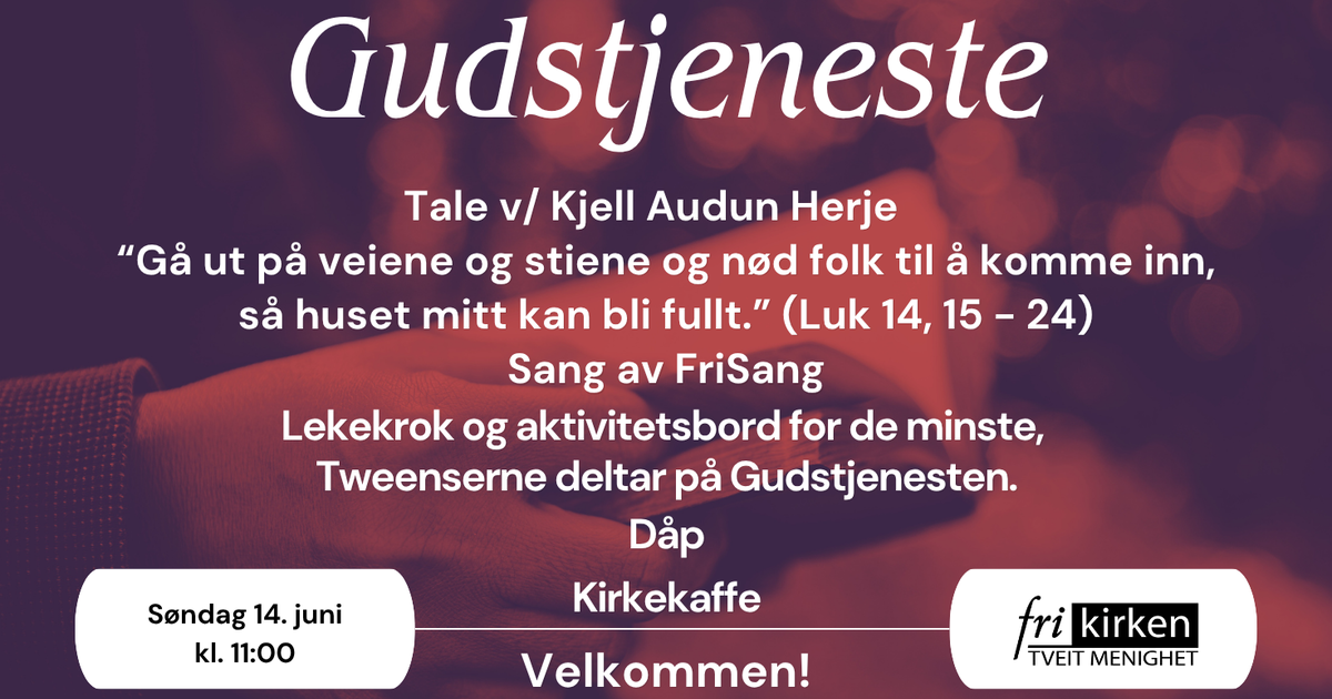 Gudstjeneste 14 juni