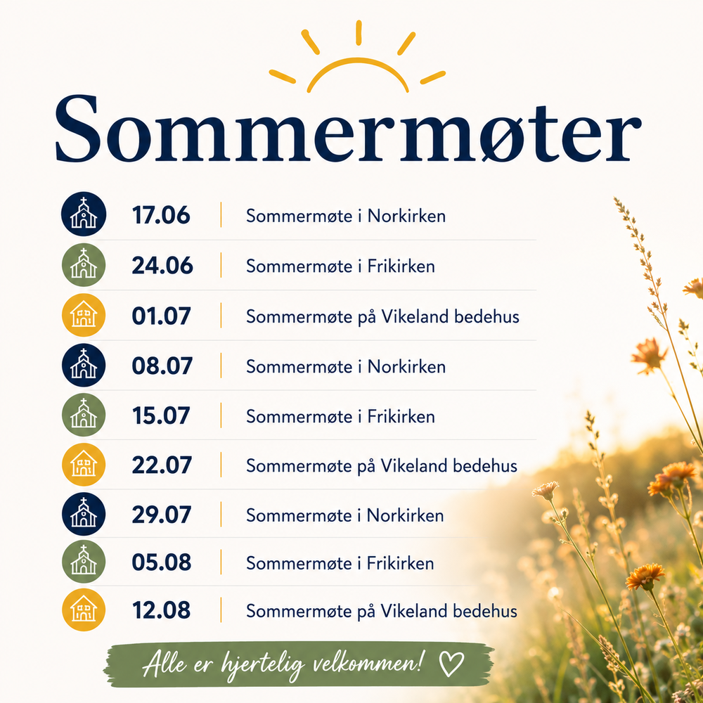 Sommermøter i Vennesla 2026