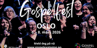 Gospelfest Oslo 6. - 8. mars 2026
