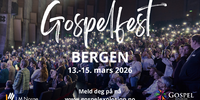 Gospelfest Bergen 13. - 15. mars 2026!