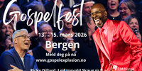 Gospelfest Bergen 13. - 15. mars 2026!