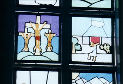 ”Glassmalerier” til Fore kirke
