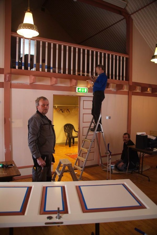 Renovering av Glomfjord kirkes menighetssal