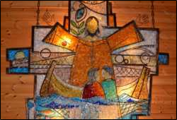 Ørnes menighetshus altertavle