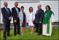 50-årskonfirmanter i Meløy kirke 6. august 2017