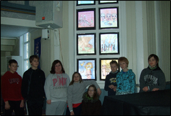 Bilder fra 7.klasse på Reipå skole