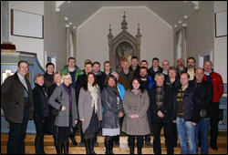 Kommunestyret i Meløy på besøk i kirken