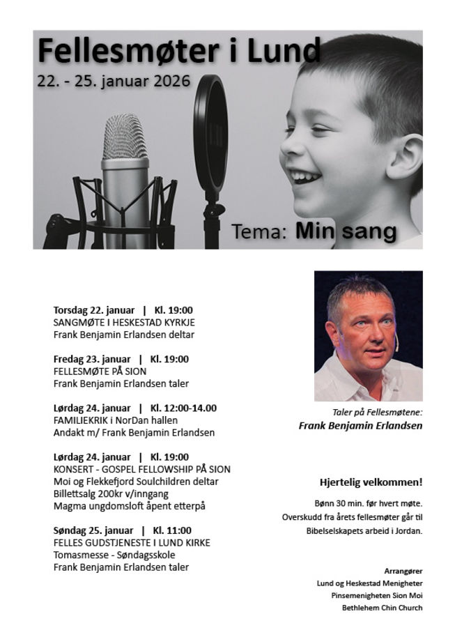 Fellesmøter i Lund 2026