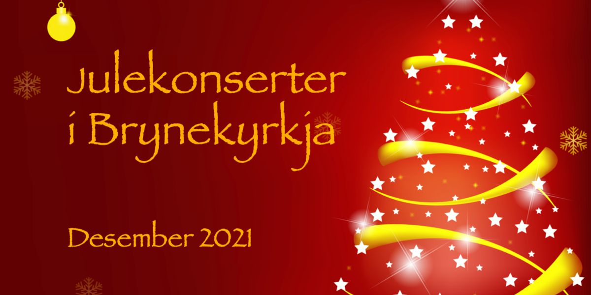Oversikt over julekonsertar i Bryne kyrkje desember 2021