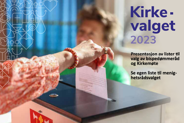 Stem i kirkevalget! Er du en av 3,5 millioner medlemmer i Den norske kirke? Da er din stemme viktig!