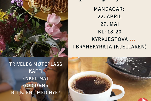 Velkommen til open kyrkje-kafé på måndag!