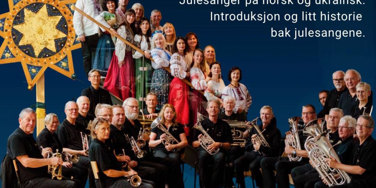 Julekonsert med Mrija (ukrainsk kor) og Elim brass.