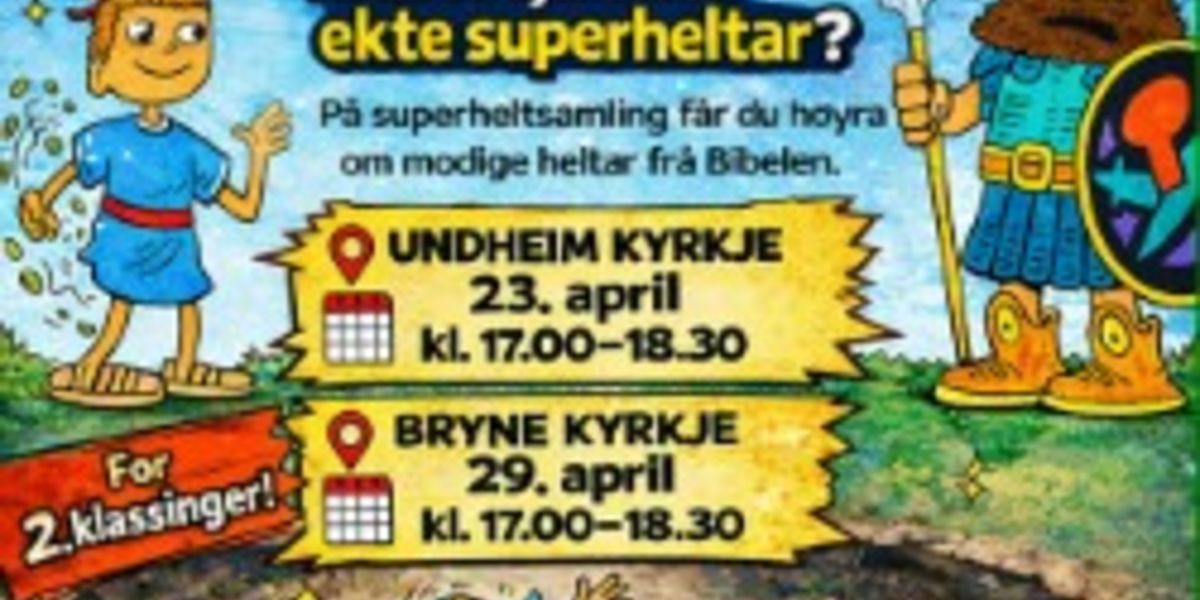 Superheltsamling for 2. klassingar