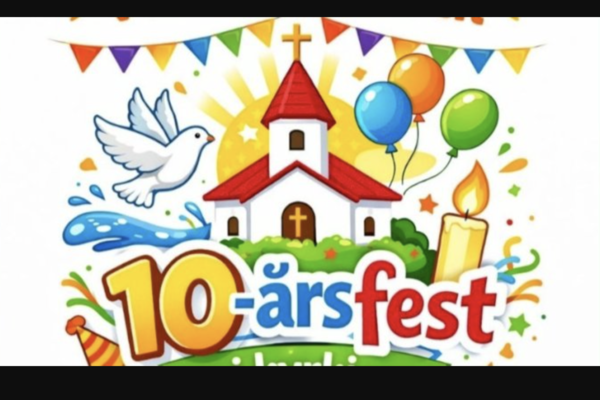 10-årsfest: onsdag 3. juni  17:00 – 18:30