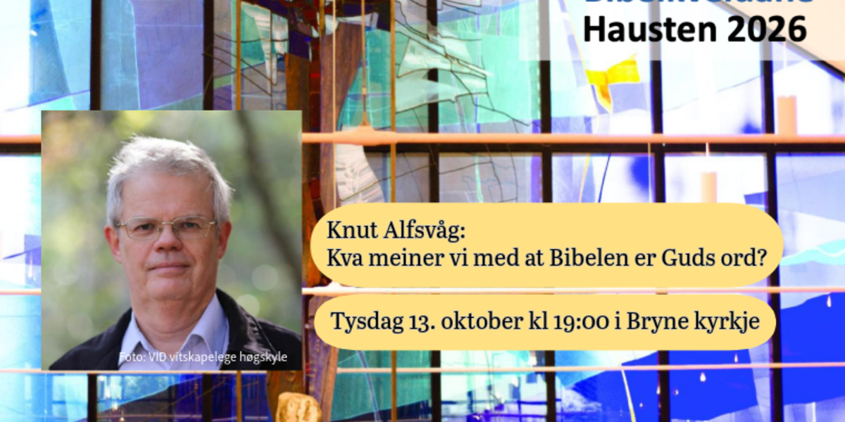 Bibelkveldar: 13. oktober, 27. oktober og 10. november