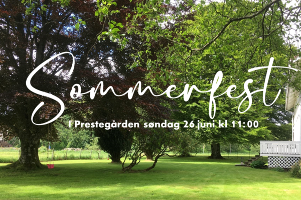 Sommerfest i Prestegården