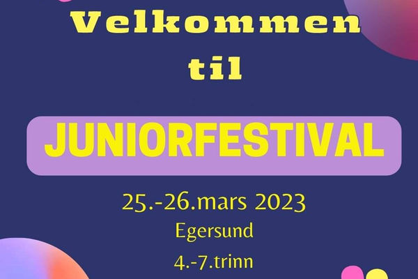 Juniorfestival 25.-26. mars