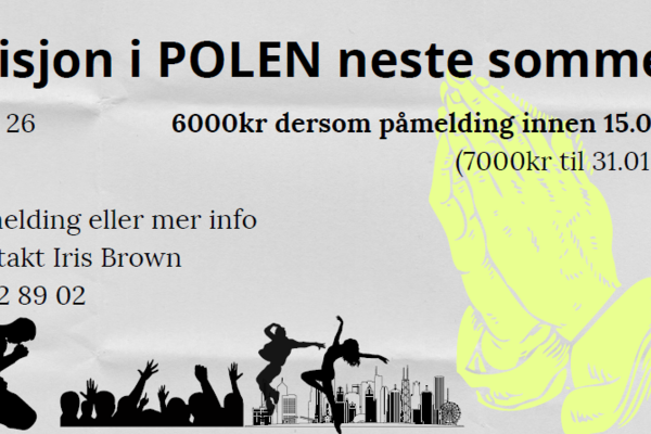 Misjonstur til Polen i sommer