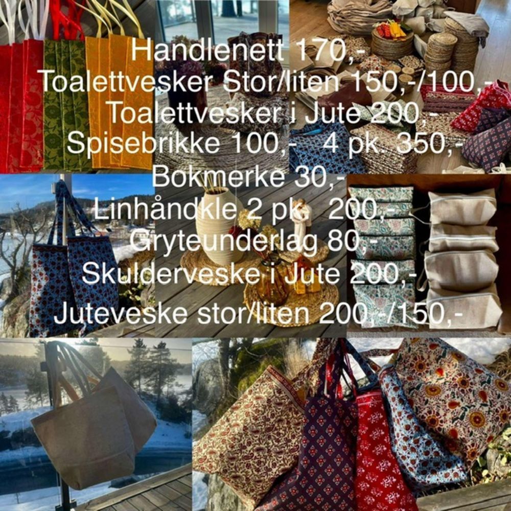 Håndlagde produkter fra India