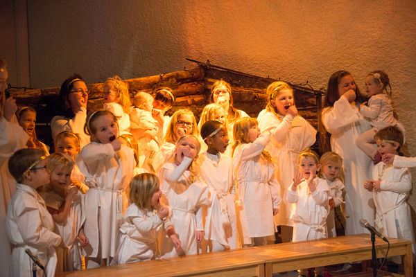 Nå skal vi øve til julemusikalen "Gabrielle"!