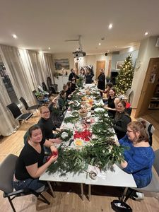 Aðventukransagerð í Ólafíustofu