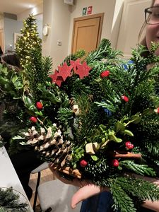 Aðventukransagerð í Ólafíustofu