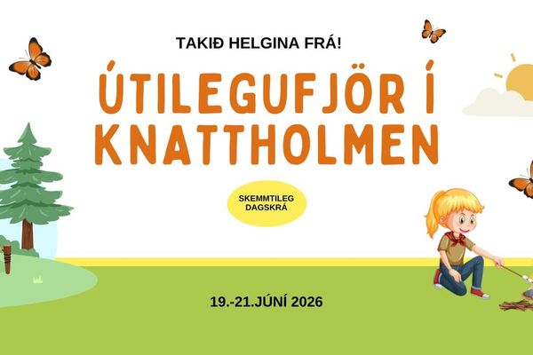 Útilegufjör í Knattholmen 2026