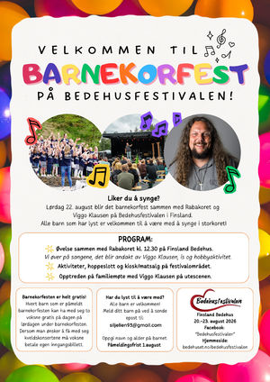 Bli med på Barnekorfest!